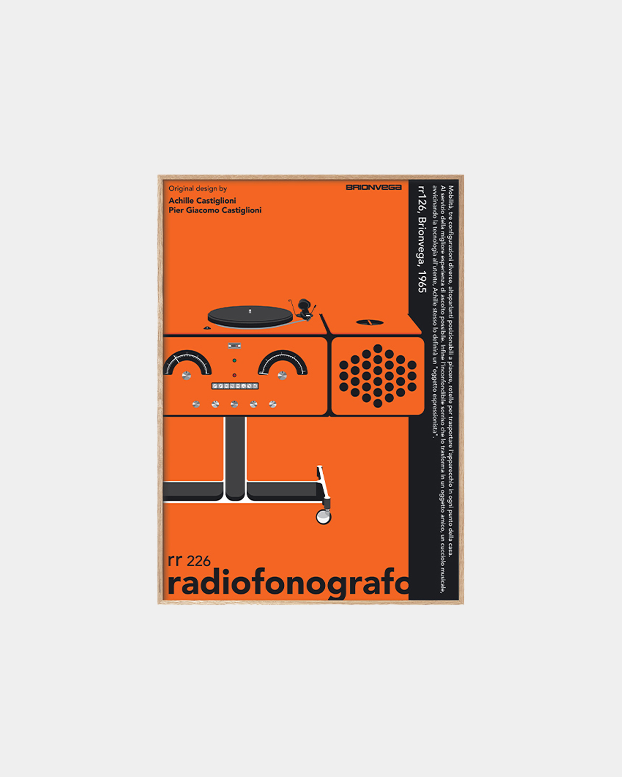 [예약판매] RR-226 Radiofonografo Poster A3