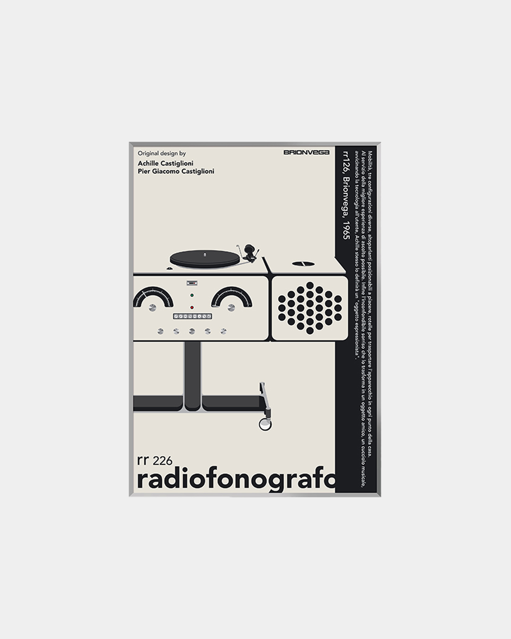 [예약판매] RR-226 Radiofonografo Poster A3